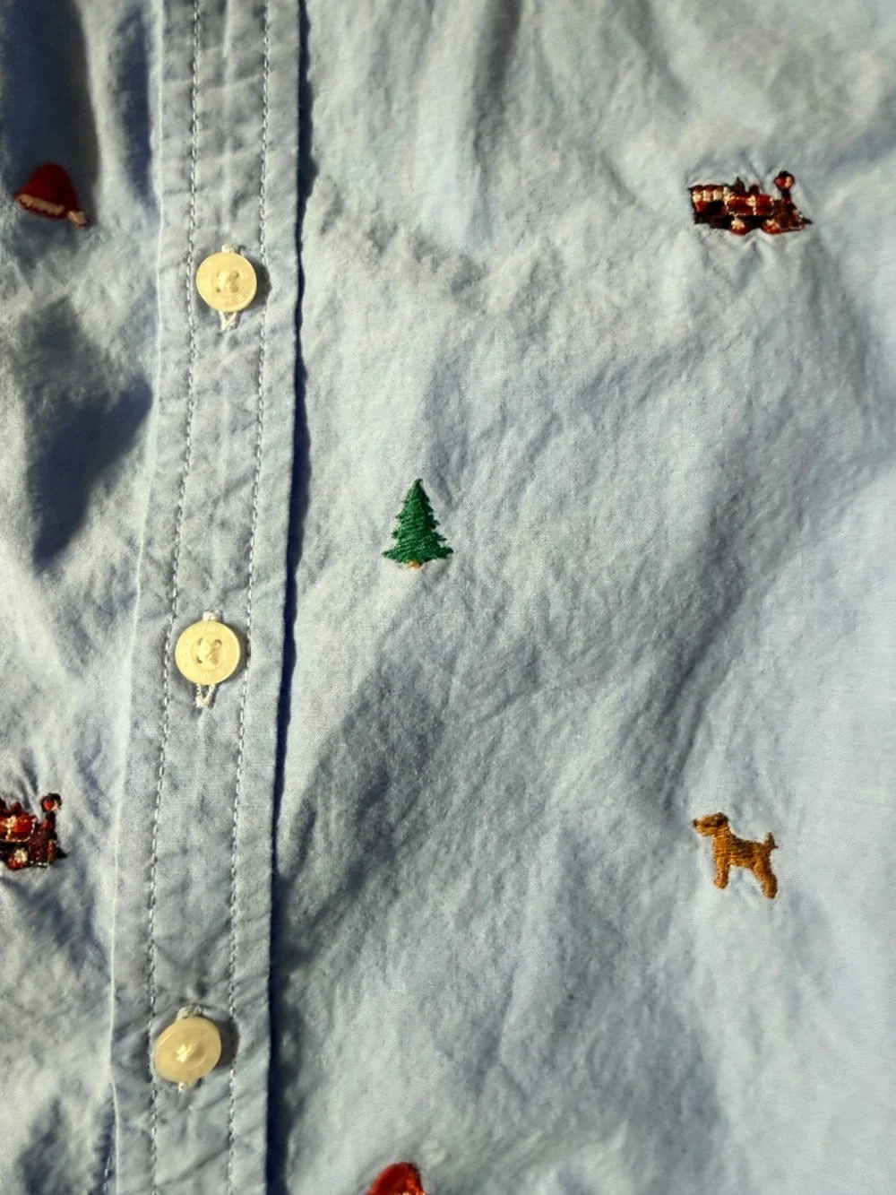 Janie and Jack Christmas button up